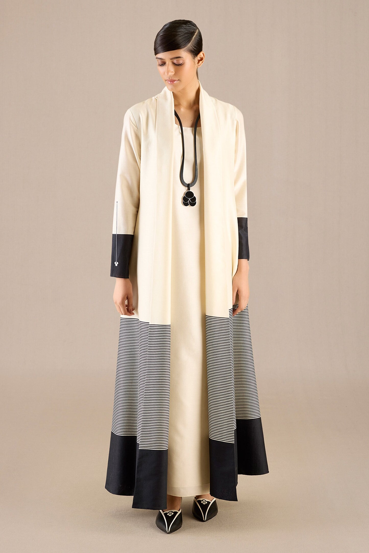 Nadira Leather Pendant Necklace 