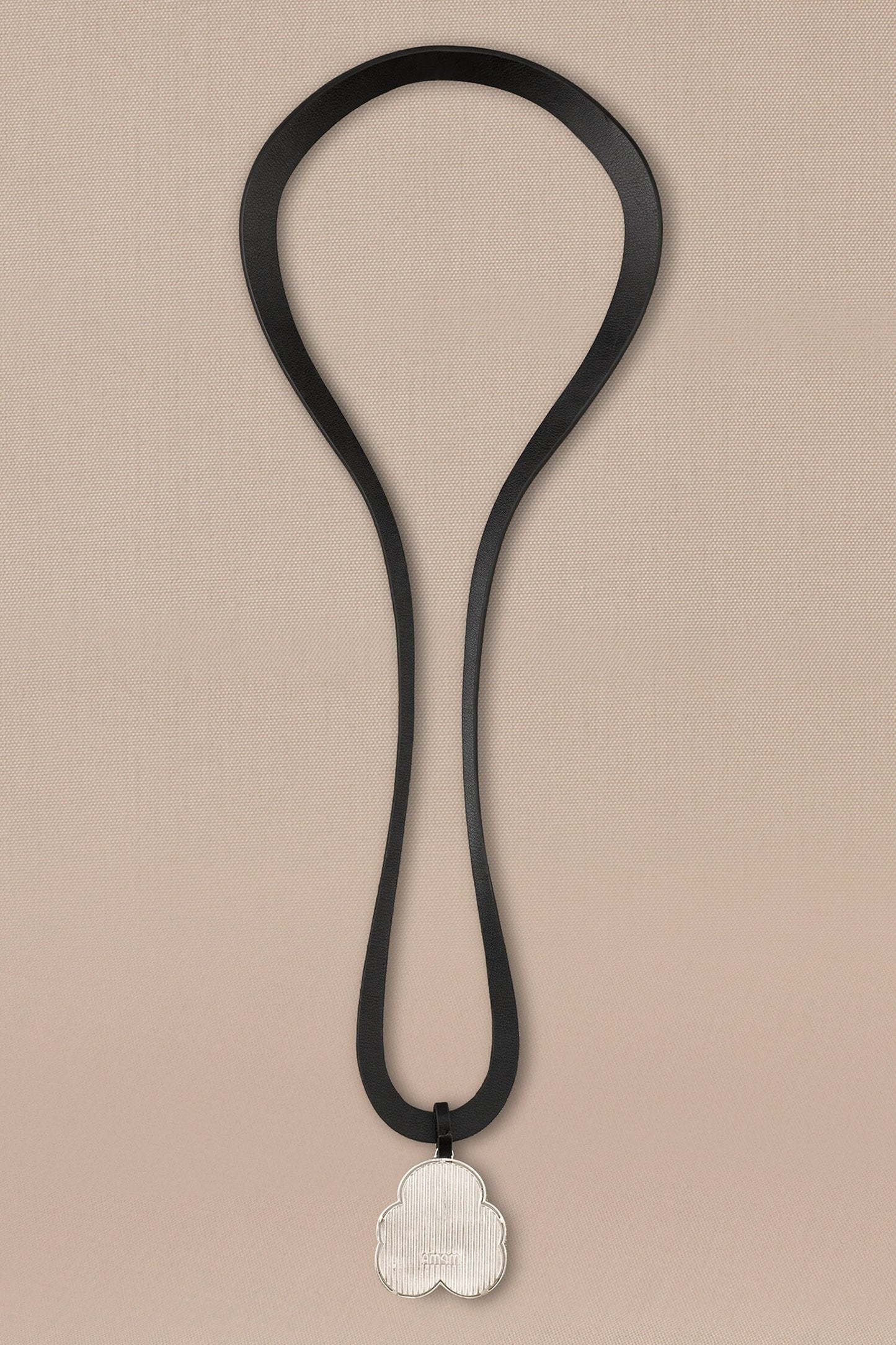 Nadira Leather Pendant Necklace 