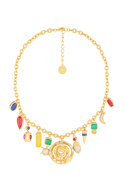 Charm Tassel Necklace 