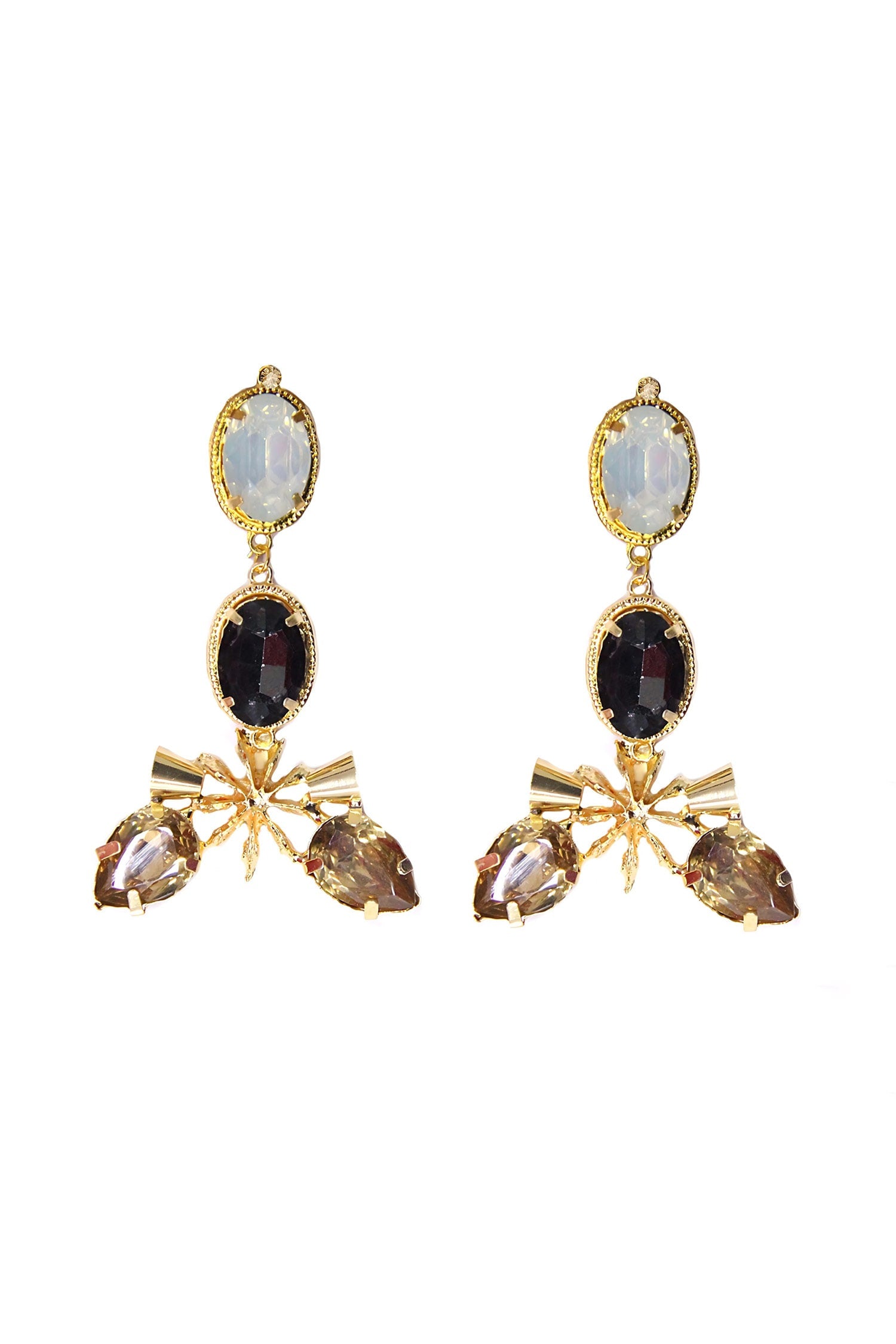 Abstract Embellished Earring 