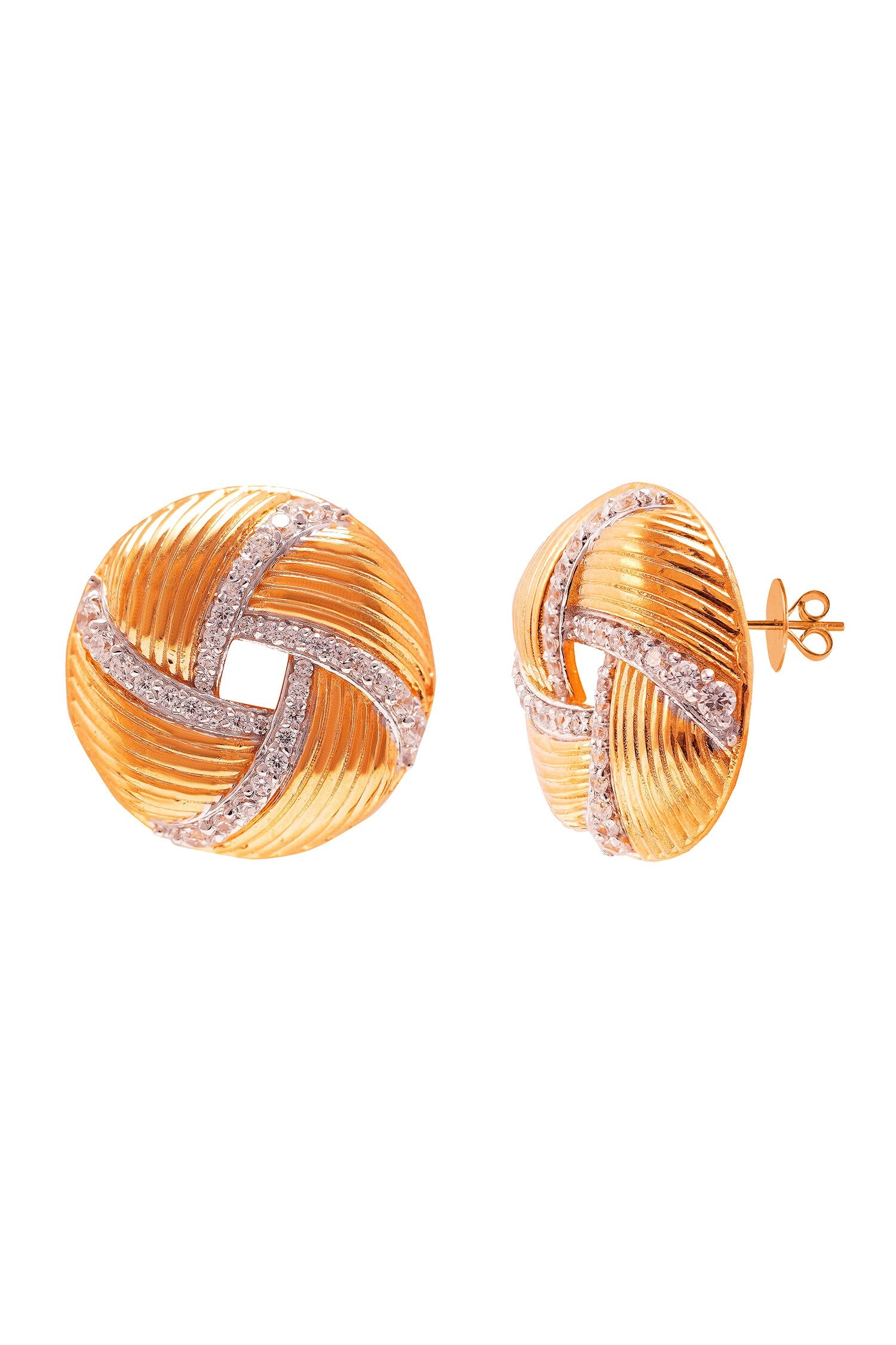Spiralis Textured Earrings 