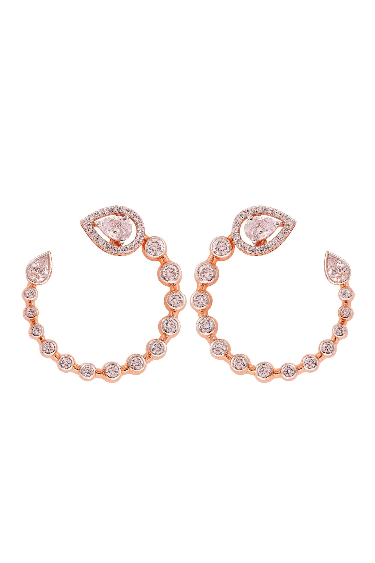 Nexia Leaf Carved Earrings 