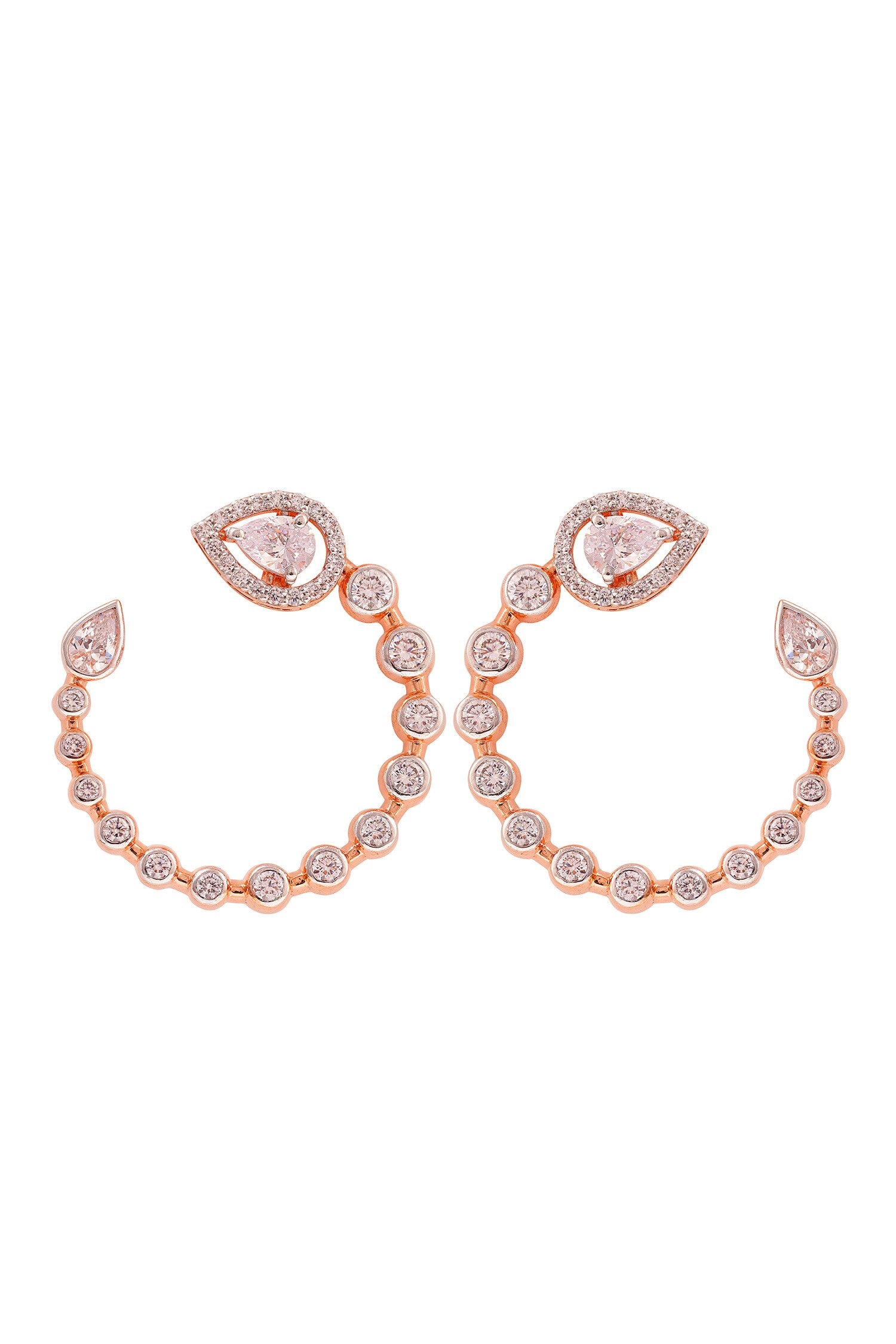 Nexia Leaf Carved Earrings 
