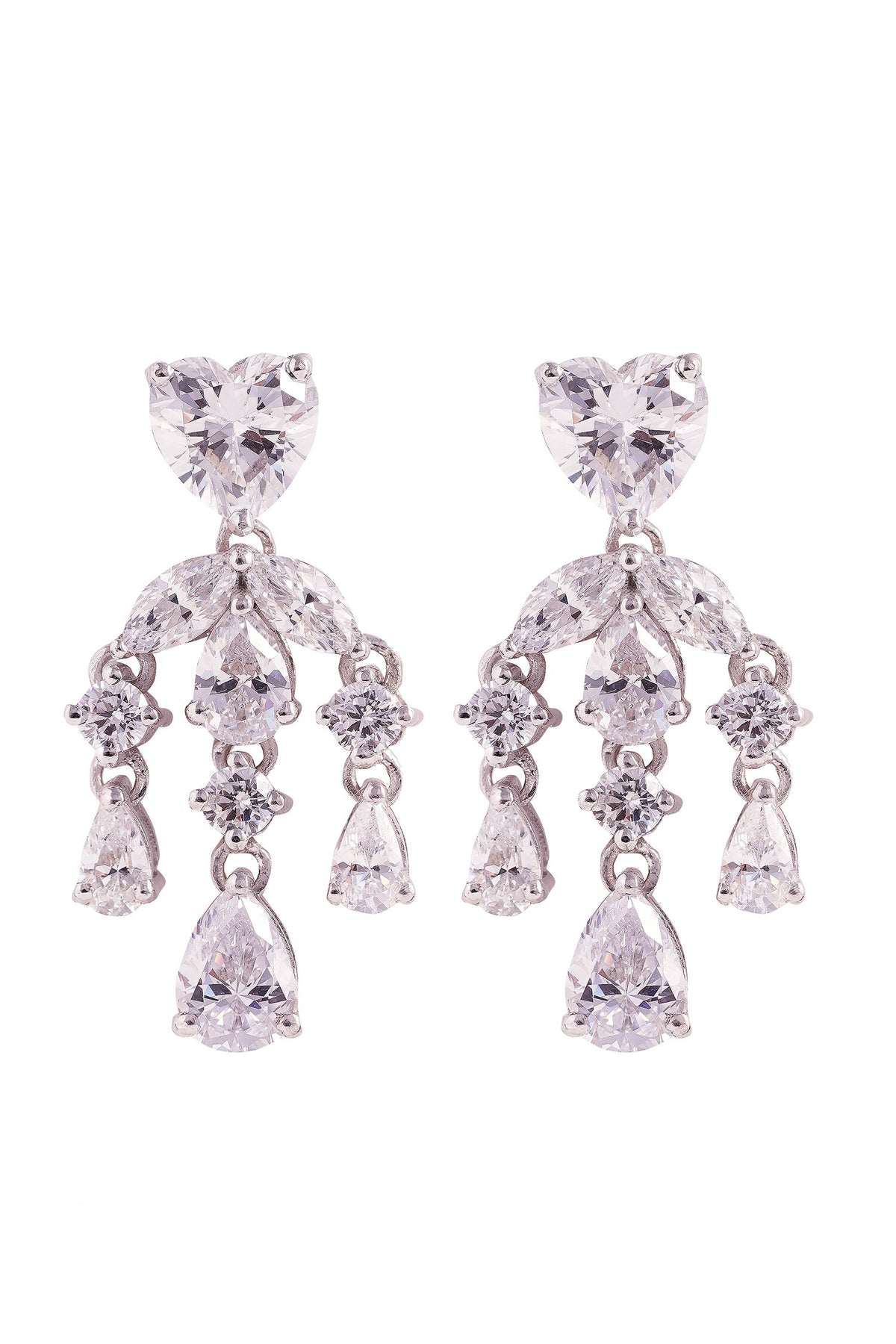 Heart Dangler Earrings 