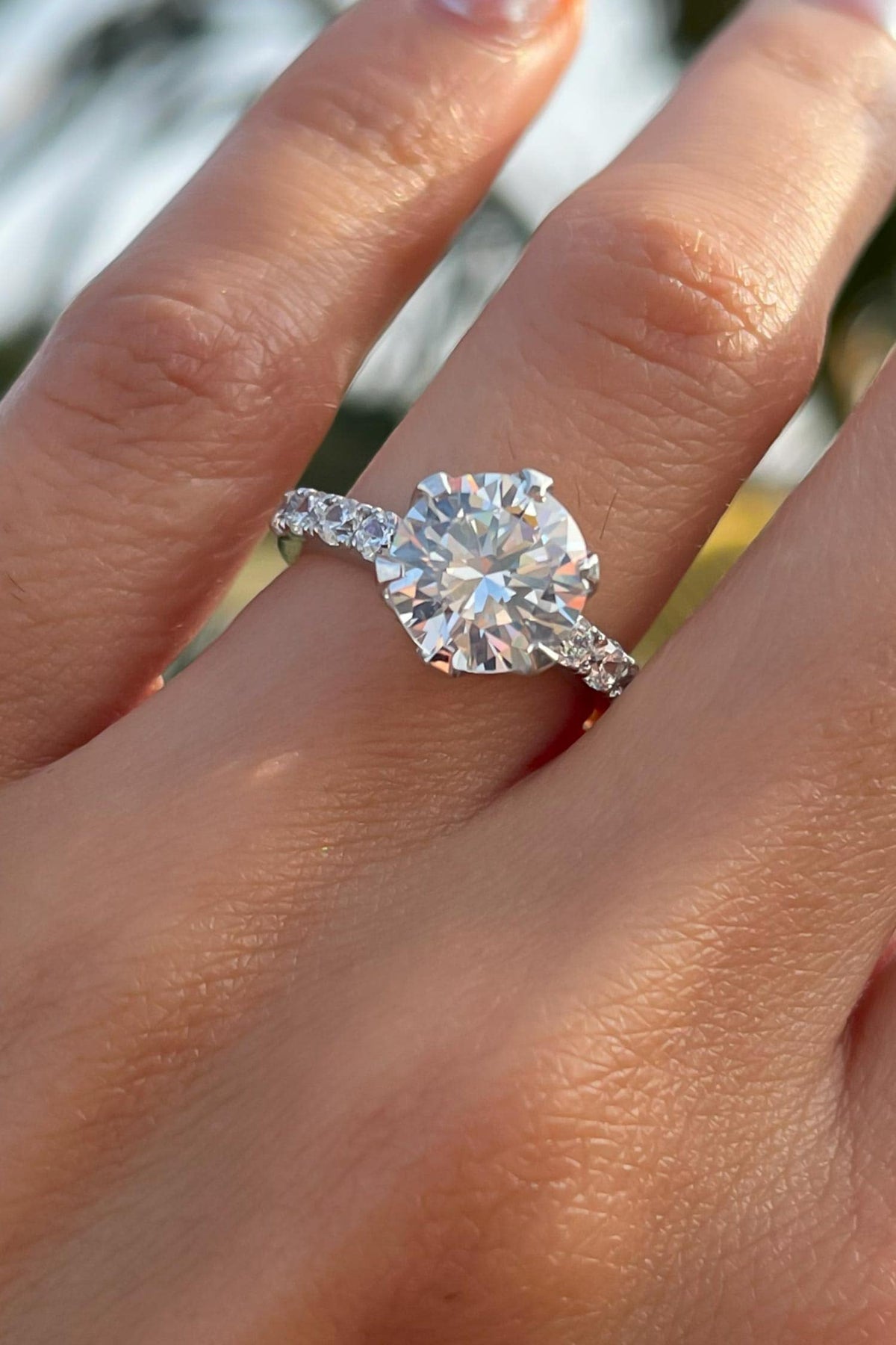 Serena Shine Solitaire Ring 