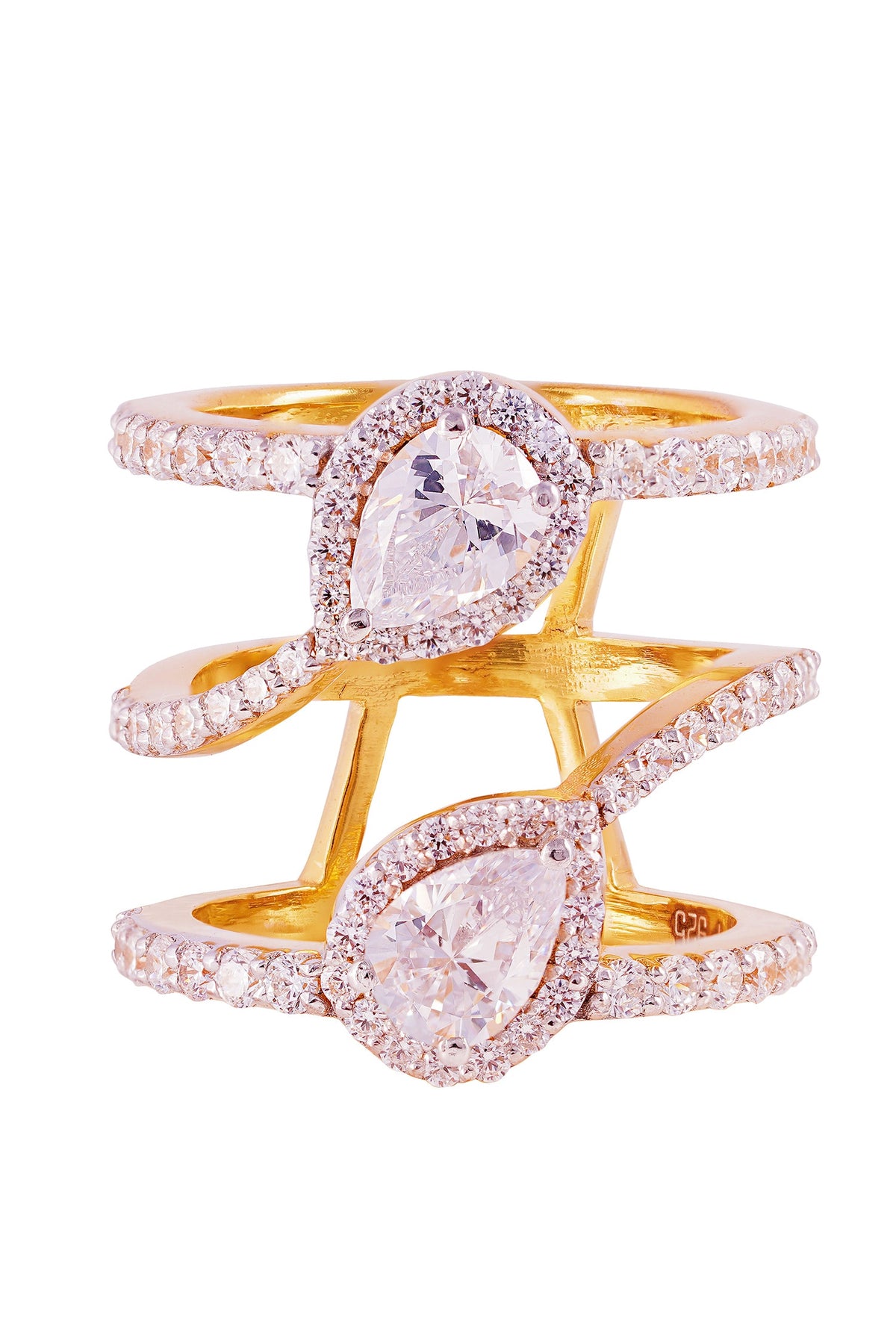 Luxe Luminosity Spiral Ring 