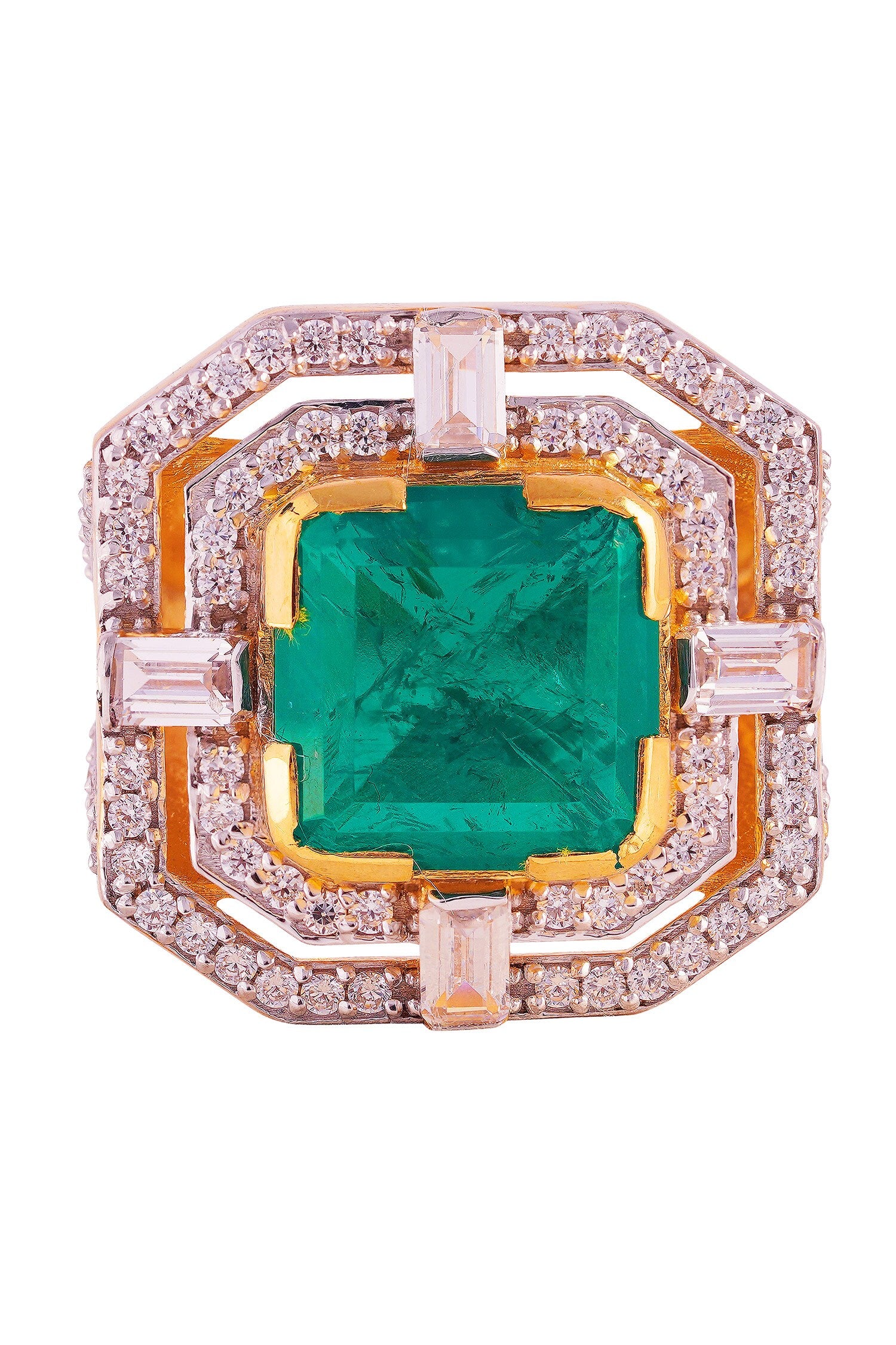 Vintage Art Deco Stone Studded Ring 