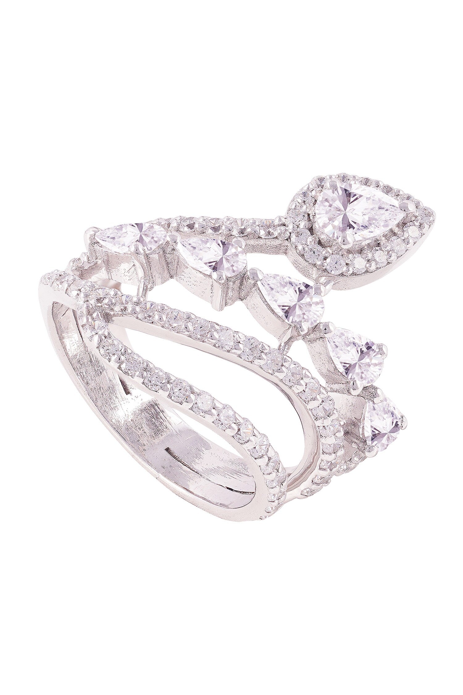Astral Flare Stone Studded Ring 