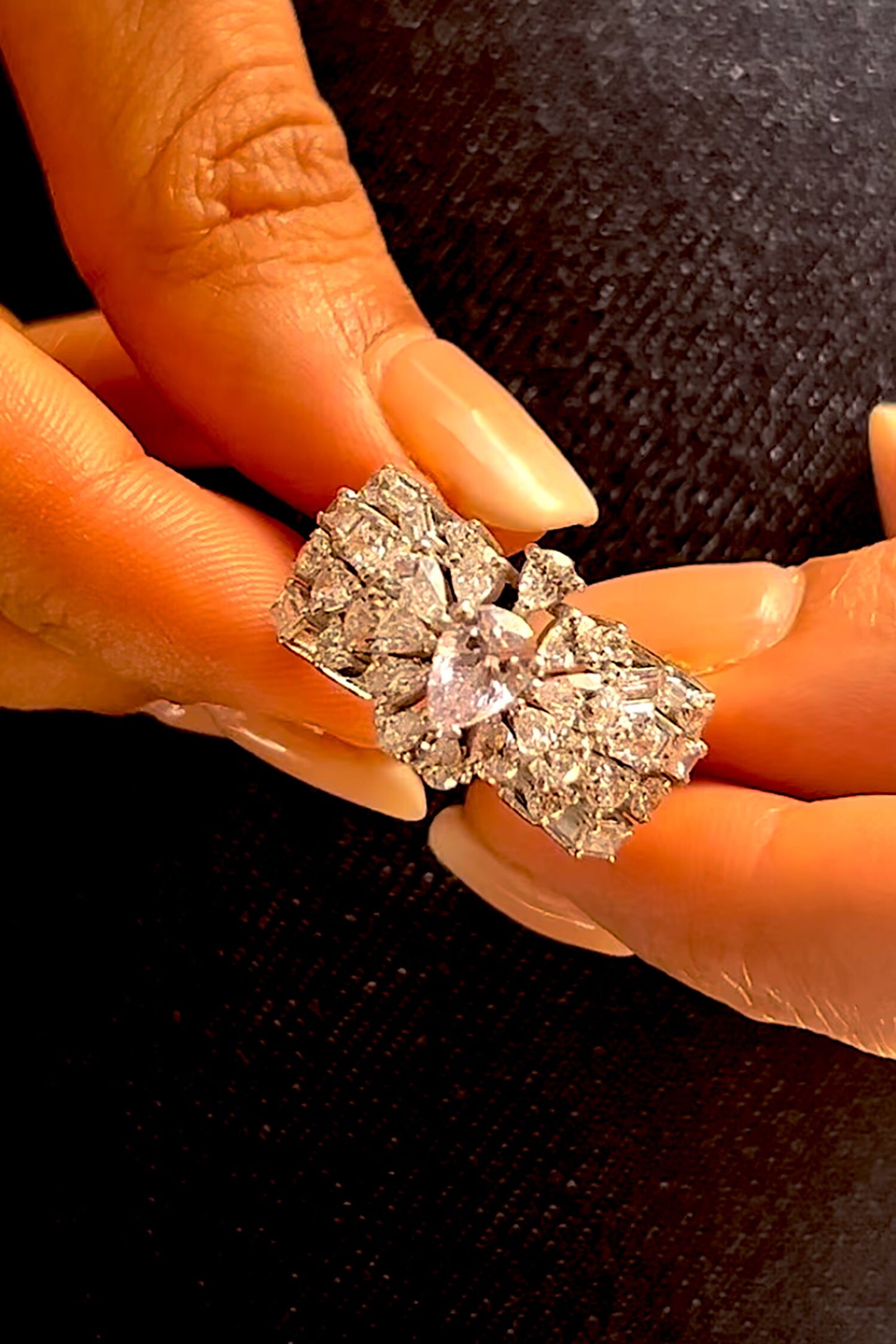 Glittering Horizon Ring 