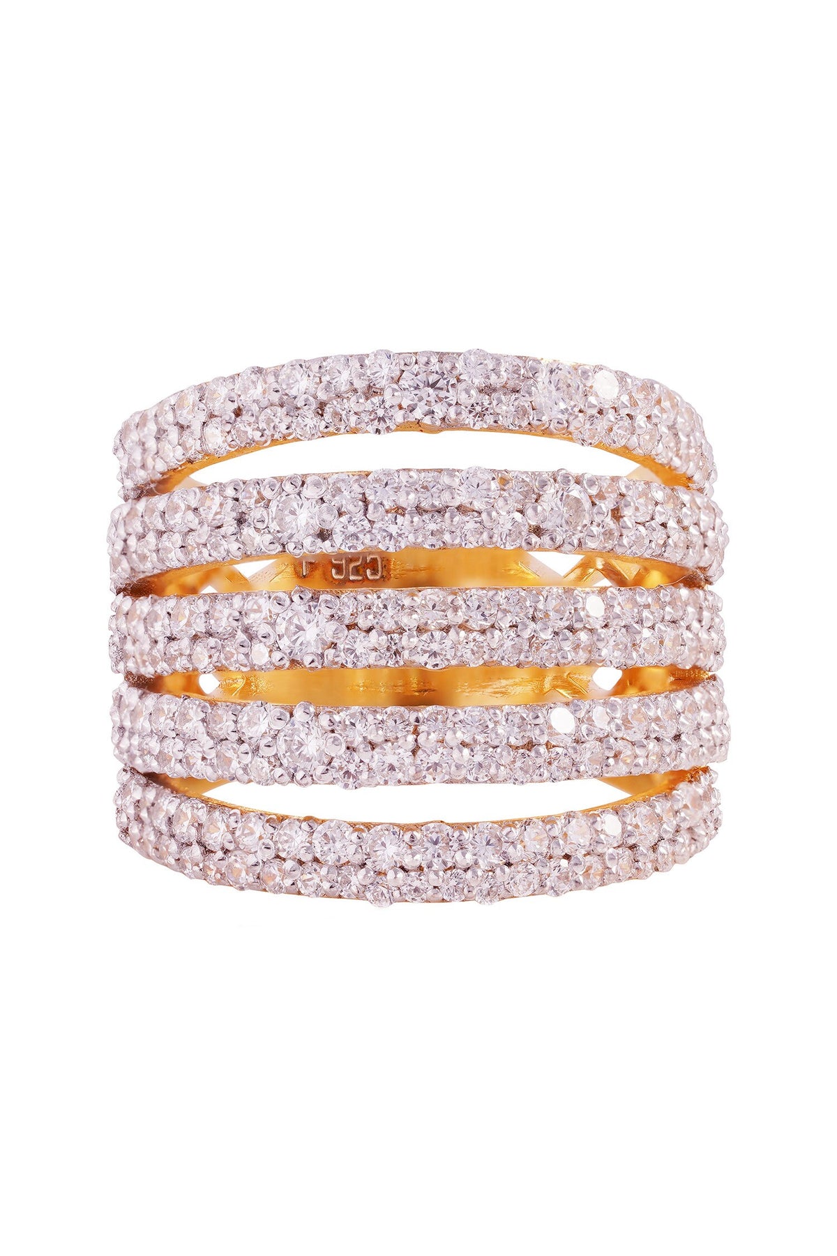 Diamante Flare Ring 