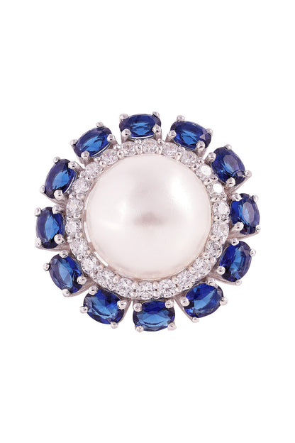 Pearl Crown Ring 