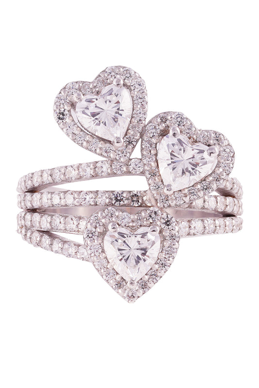 Heart Trinity Ring 