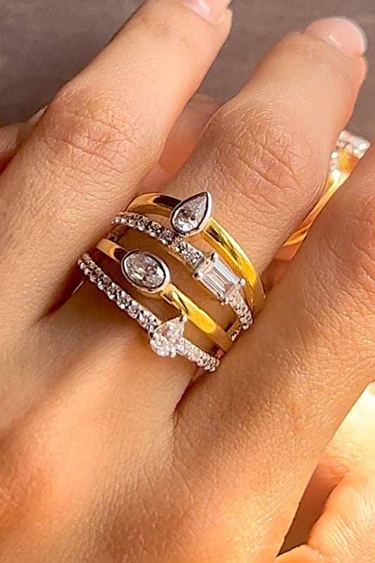 Quartet Sparkle Ring 
