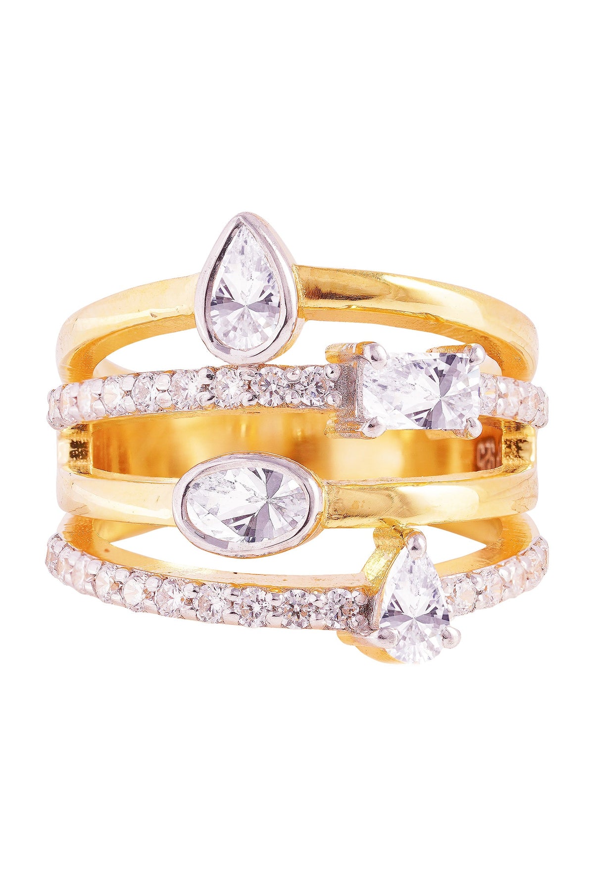 Quartet Sparkle Ring 