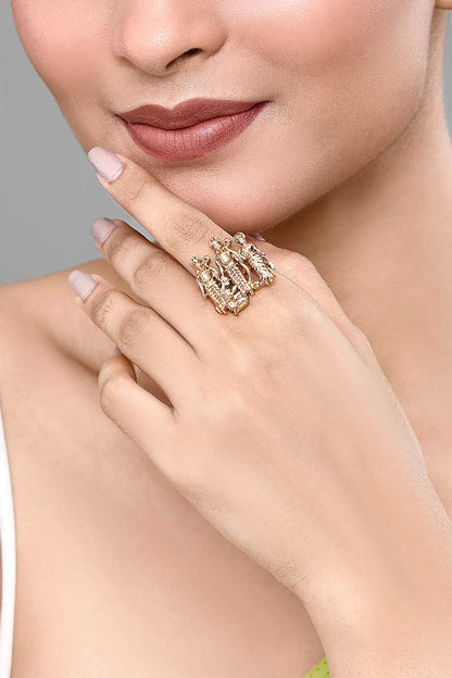 Lord Shree Ram Carved Ring 