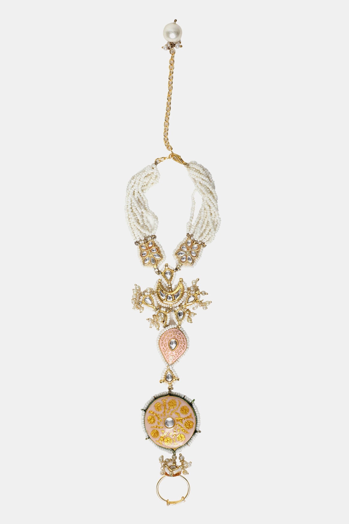 Gul E Rang Kundan Embellished Hathphool 