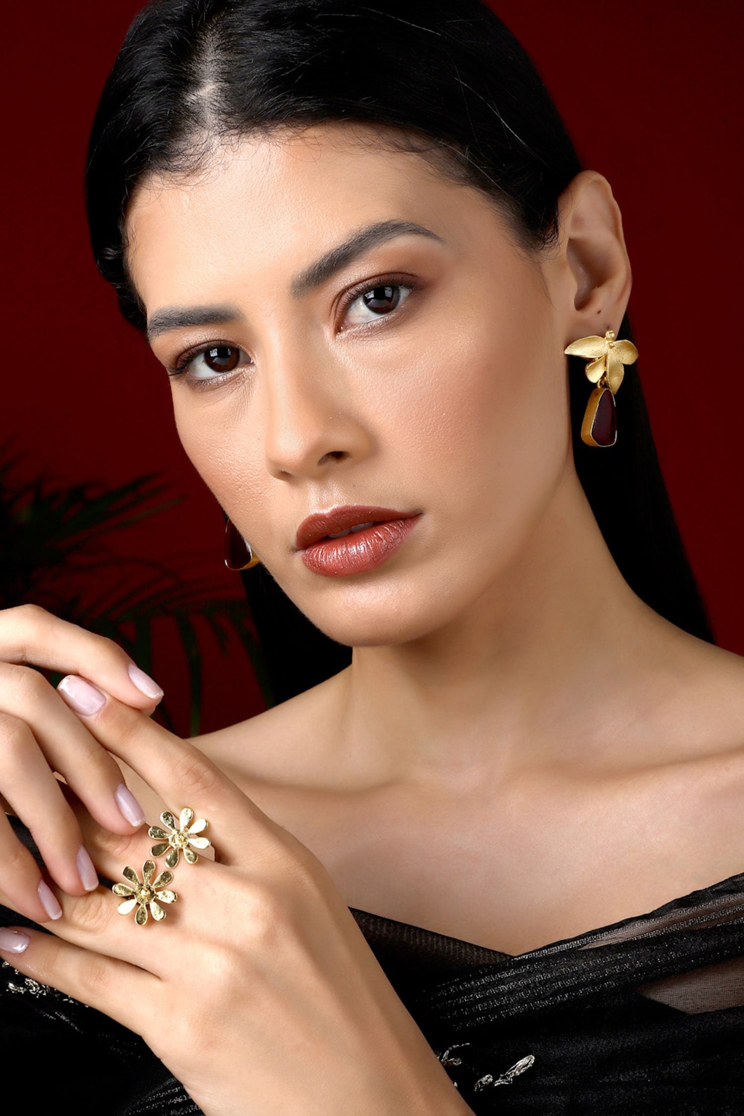 Mashalla Floral Shaped Ring 