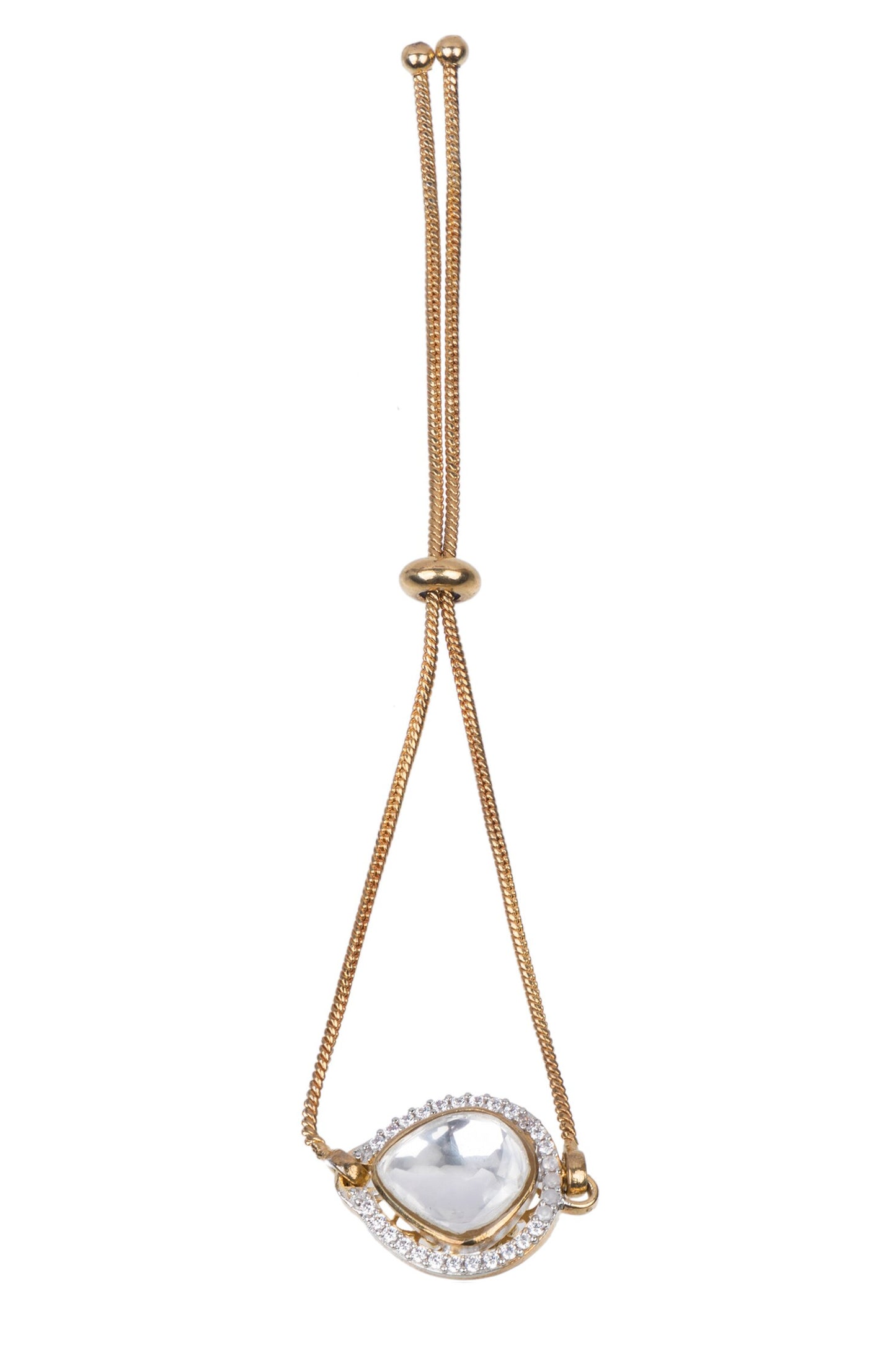 Rafia Tear Drop Shaped Bracelet 