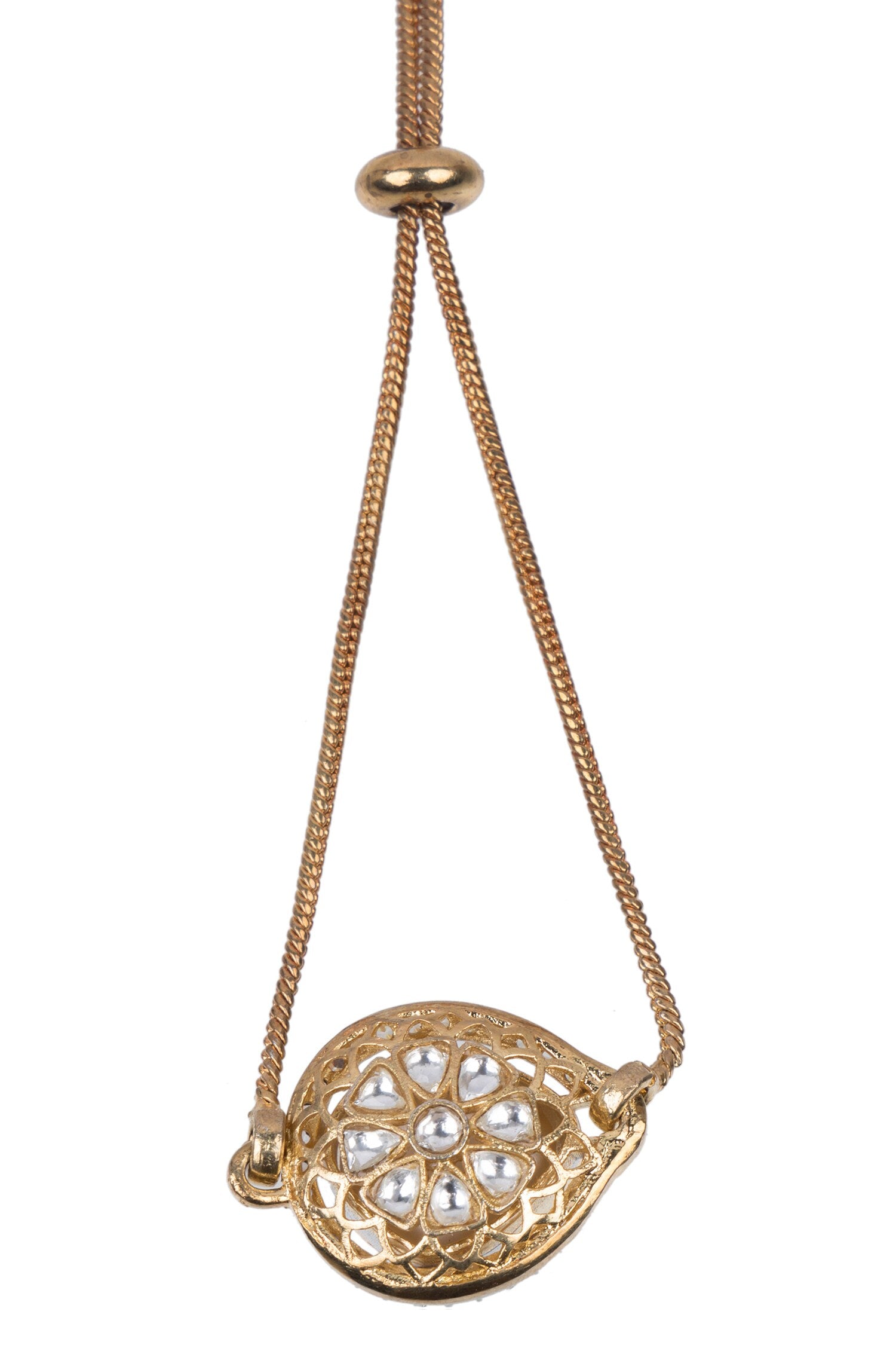 Rafia Tear Drop Shaped Bracelet 