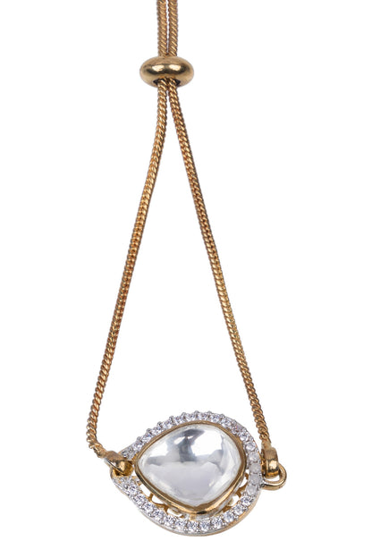 Rafia Tear Drop Shaped Bracelet 