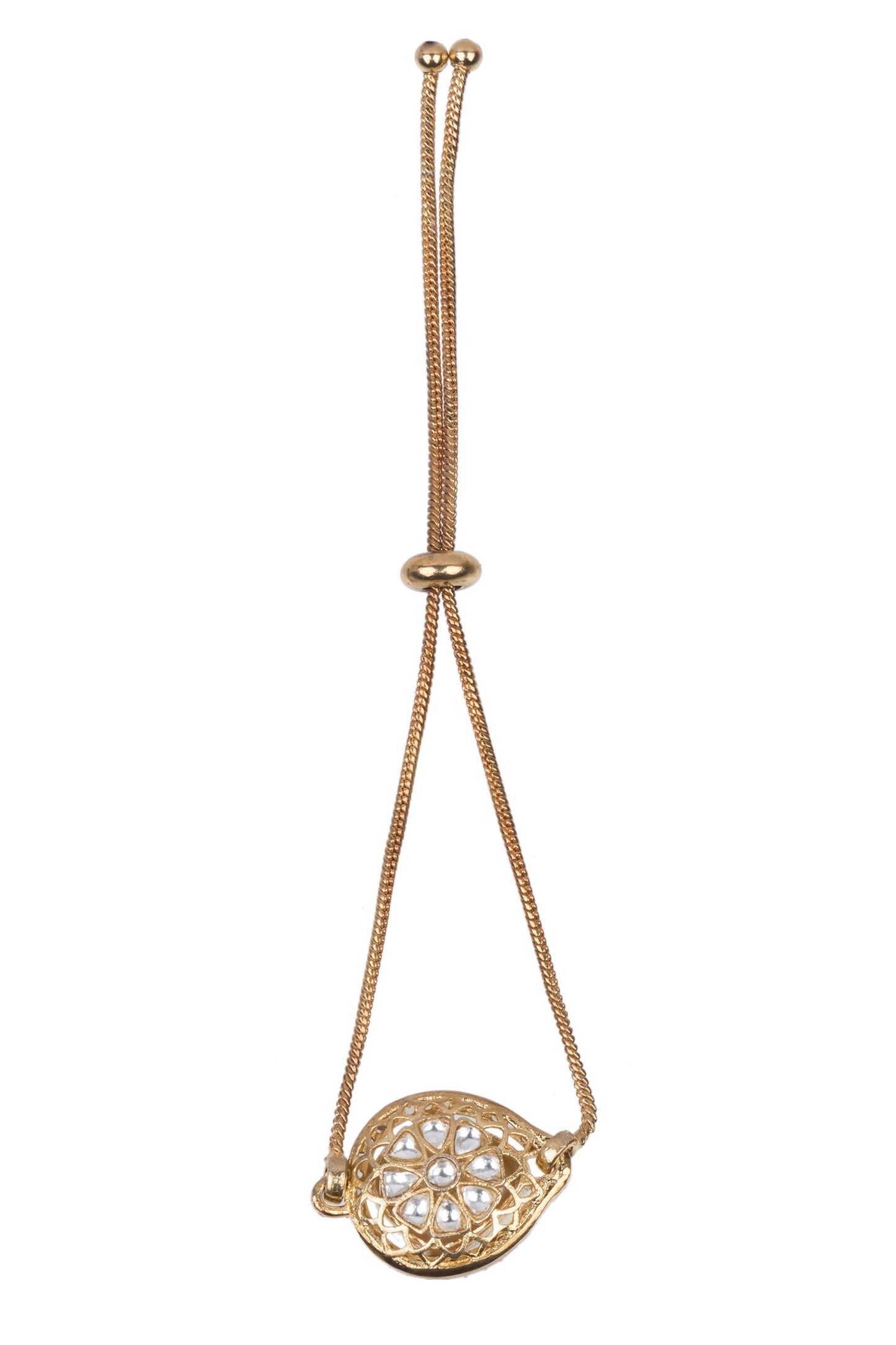 Rafia Tear Drop Shaped Bracelet 