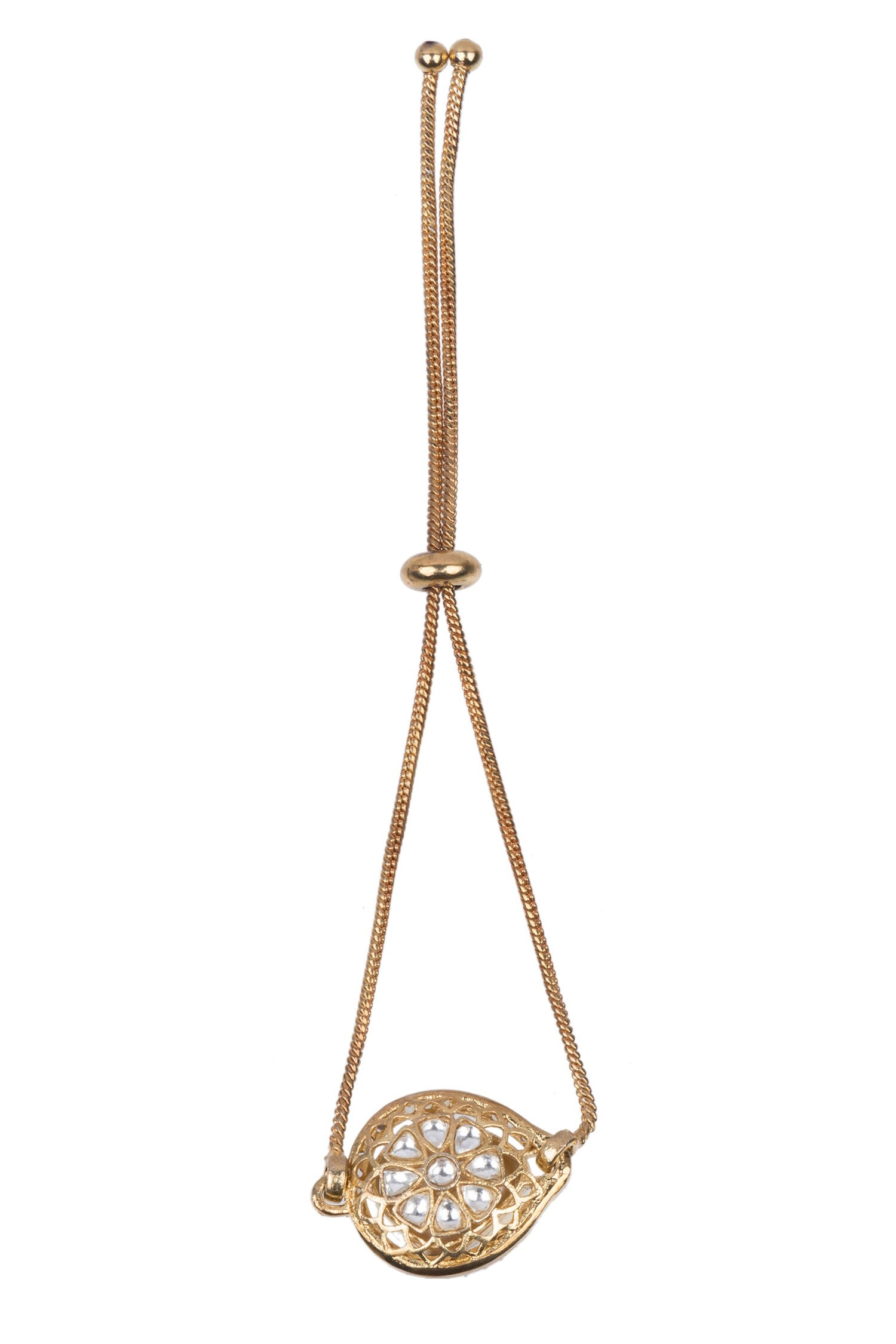 Rafia Tear Drop Shaped Bracelet 