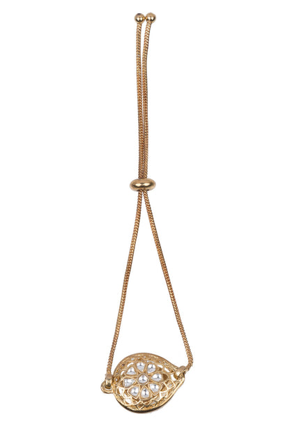 Rafia Tear Drop Shaped Bracelet 