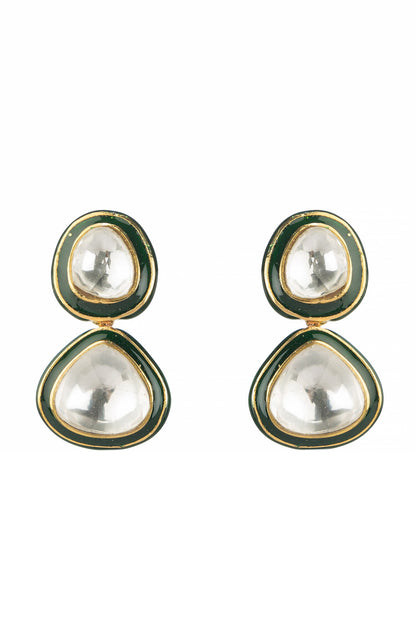 Aaravi Kundan Embellished Earrings 