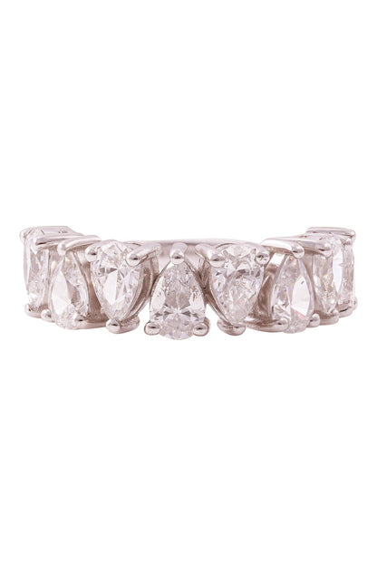 Pear Shape Embellished Ring 