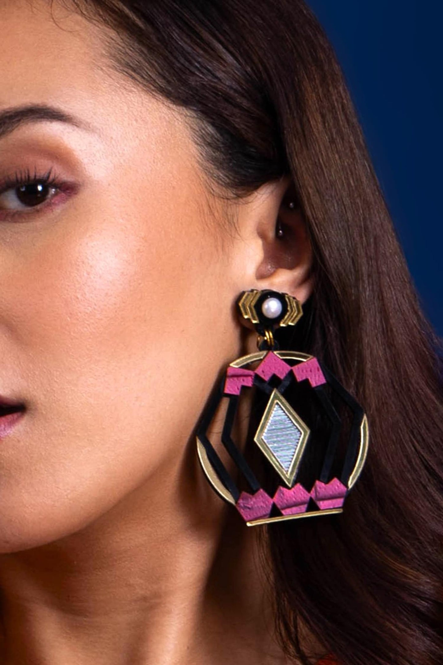 All Hearts Double Drop Earrings 