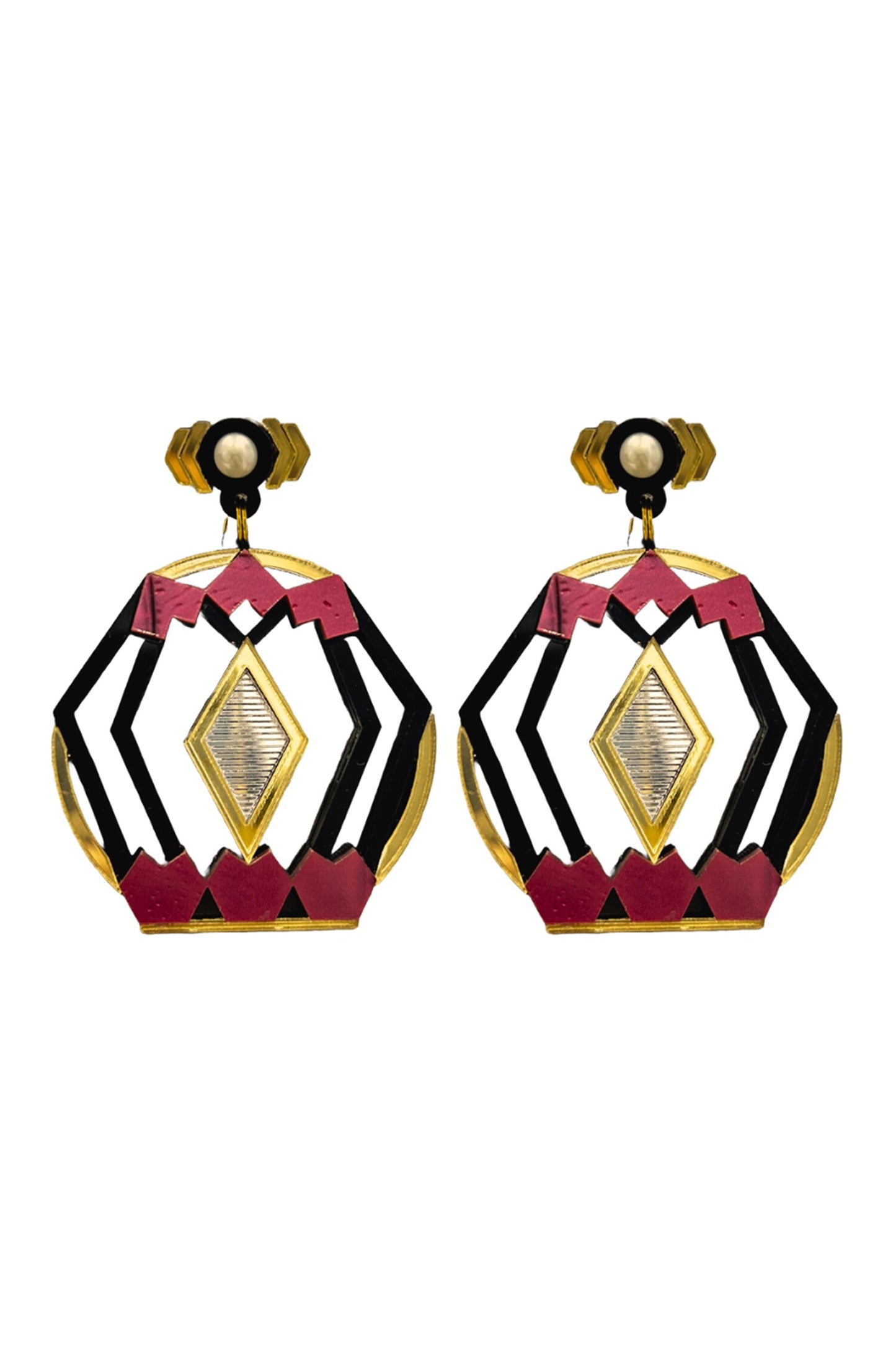 All Hearts Double Drop Earrings 