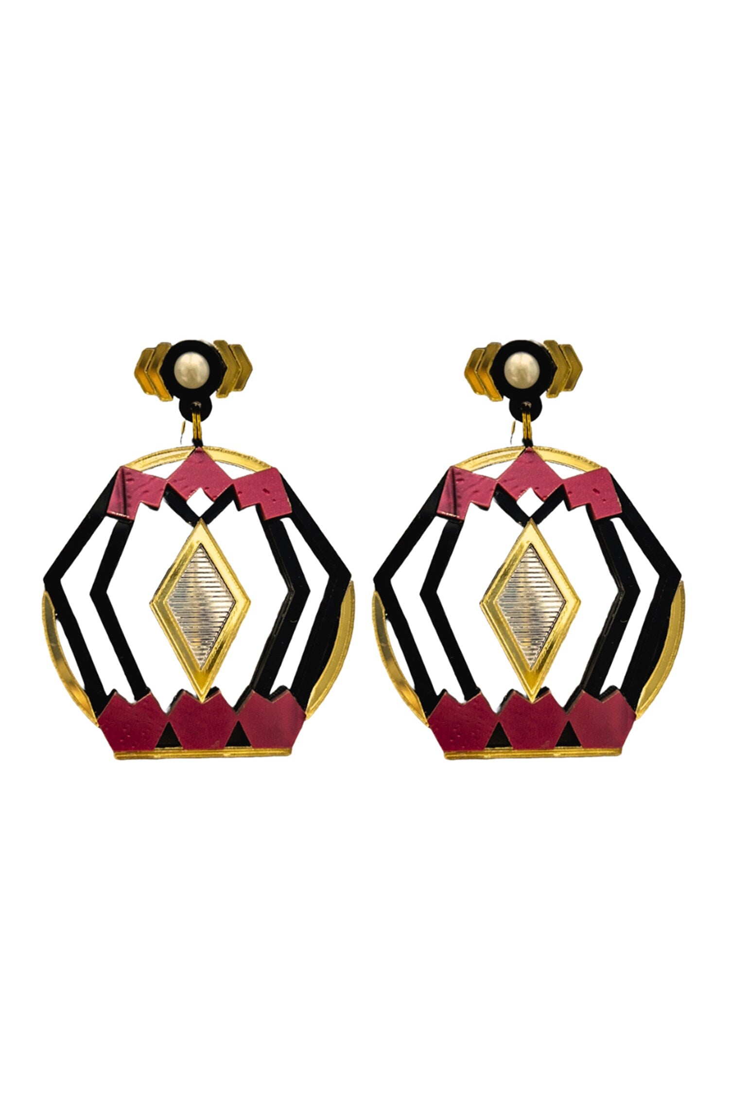 All Hearts Double Drop Earrings 