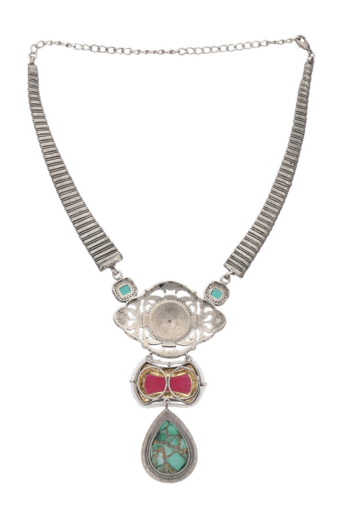 Tribal Pendant Necklace Set 
