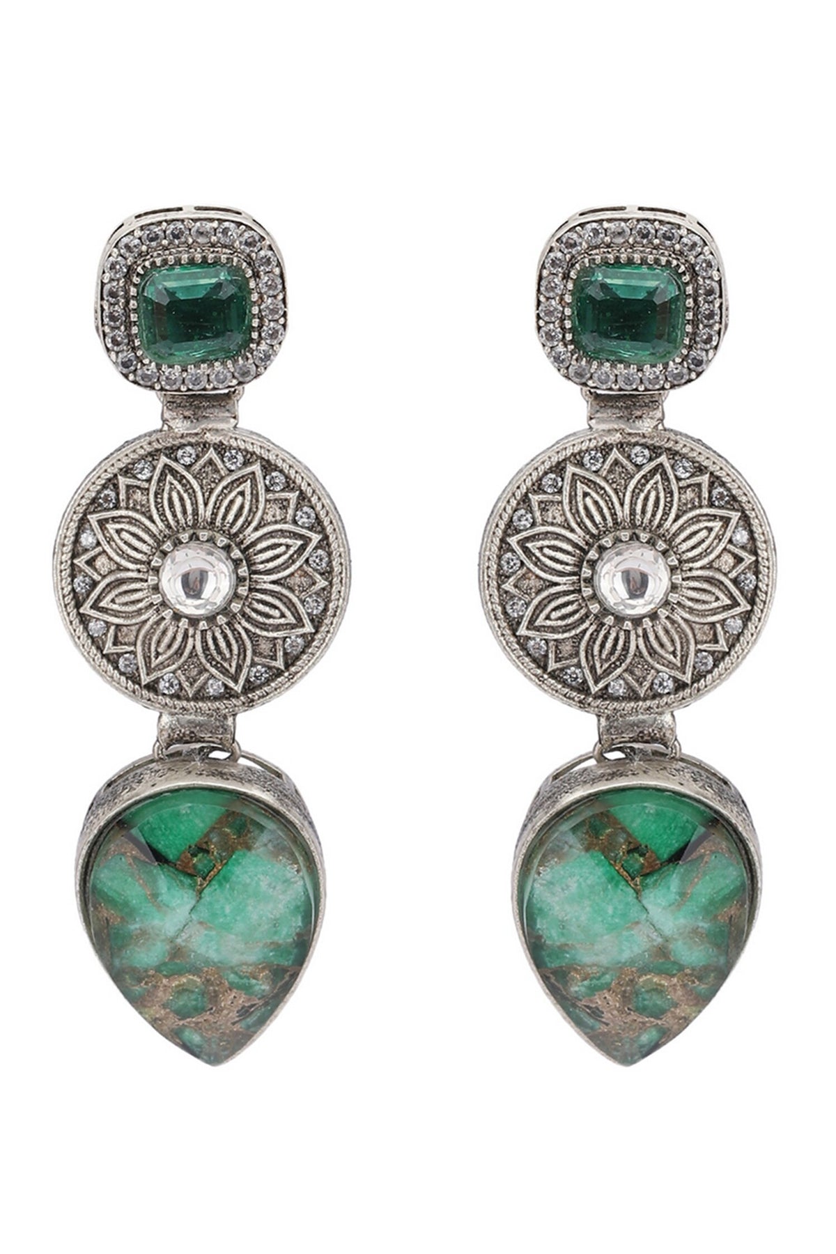 Tribal Pendant Necklace Set 
