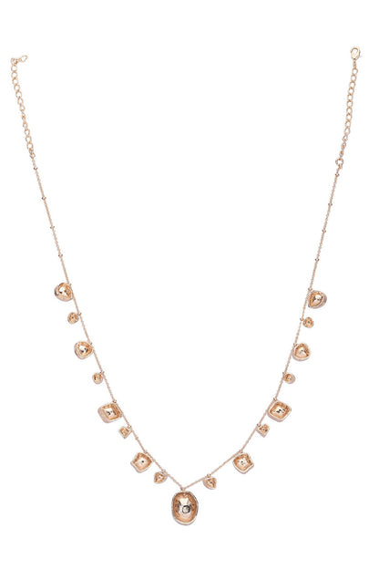Abstract Carved Necklace Set 