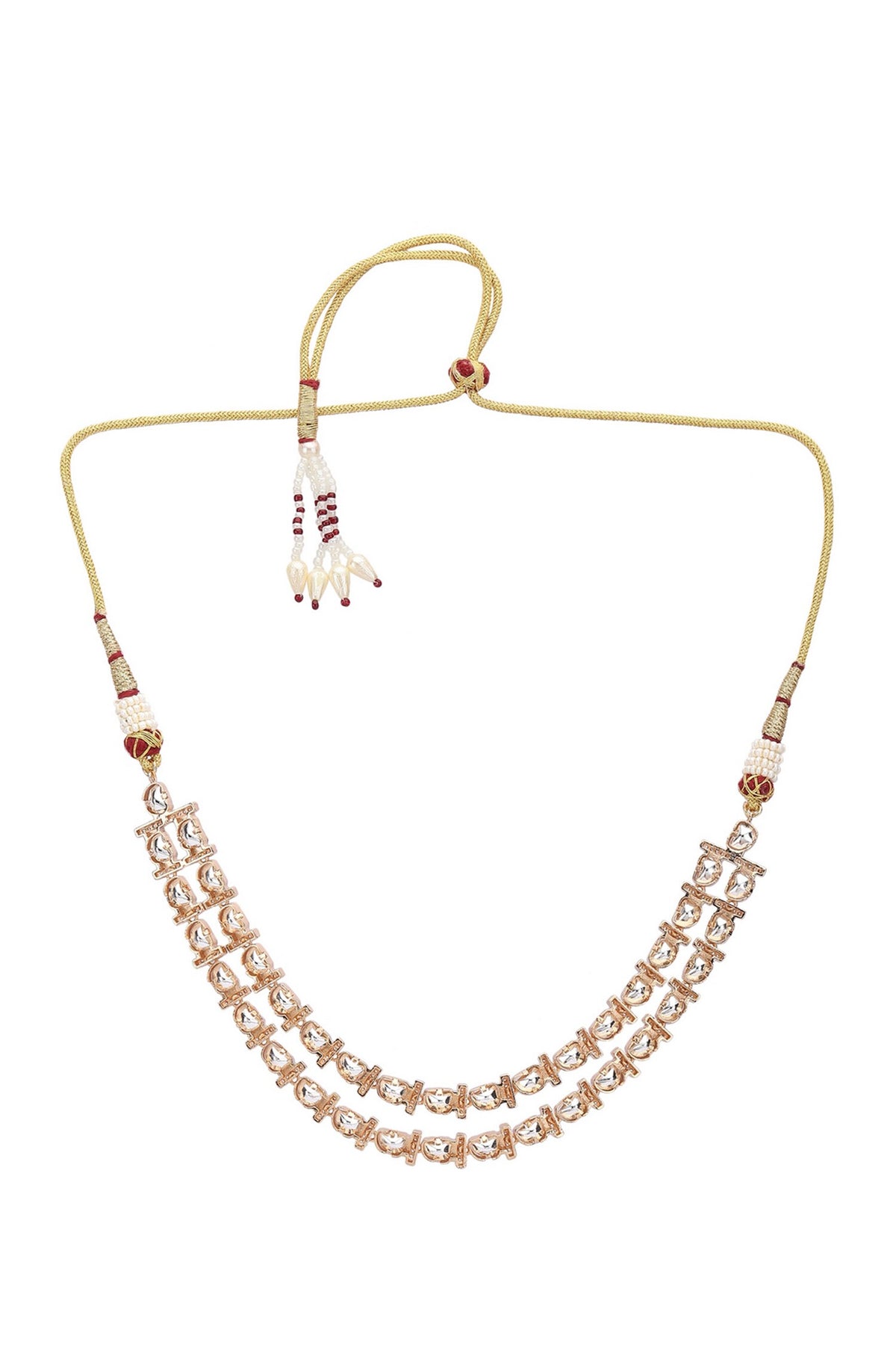 Polki Embellished Layered Choker Set 