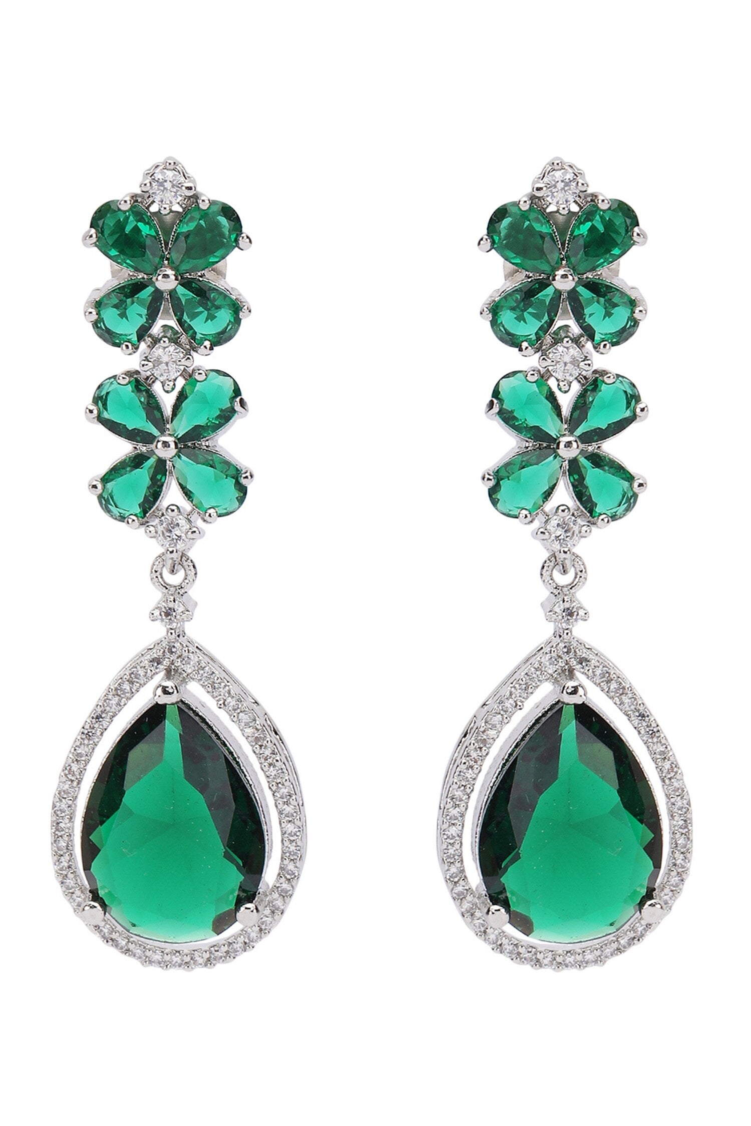 Tear Drop Pendant Choker Set 