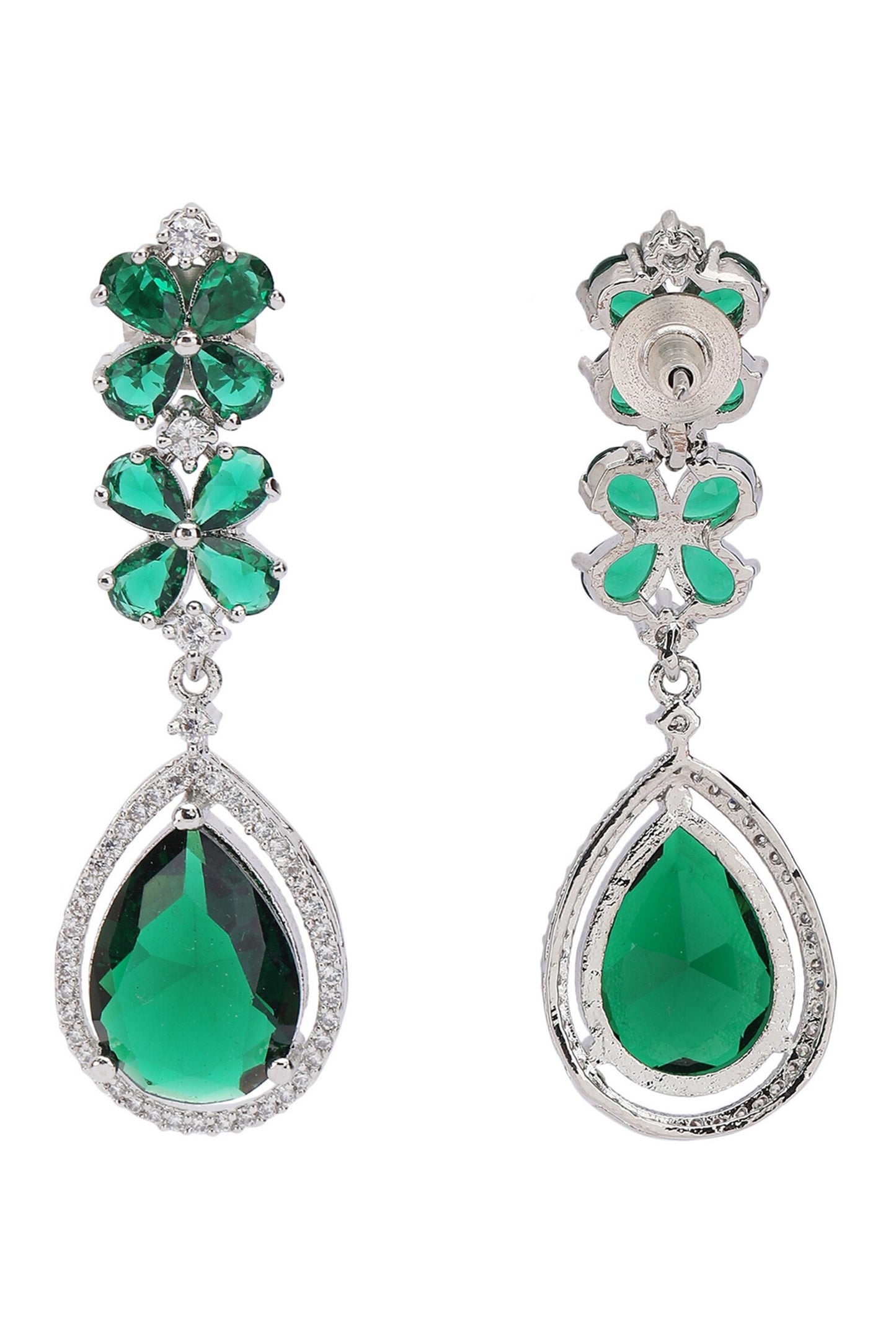 Tear Drop Pendant Choker Set 