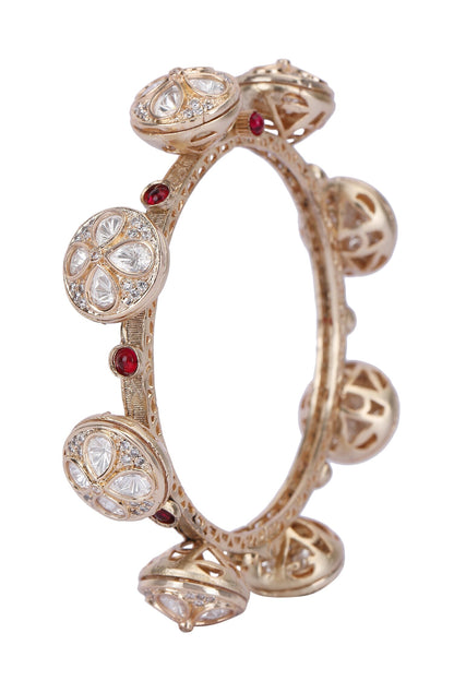 Kundan Stone Studded Bangles-Set of 2 