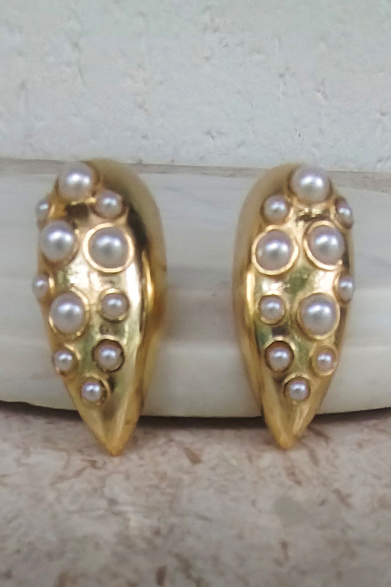 Pearl Embellished Studs 
