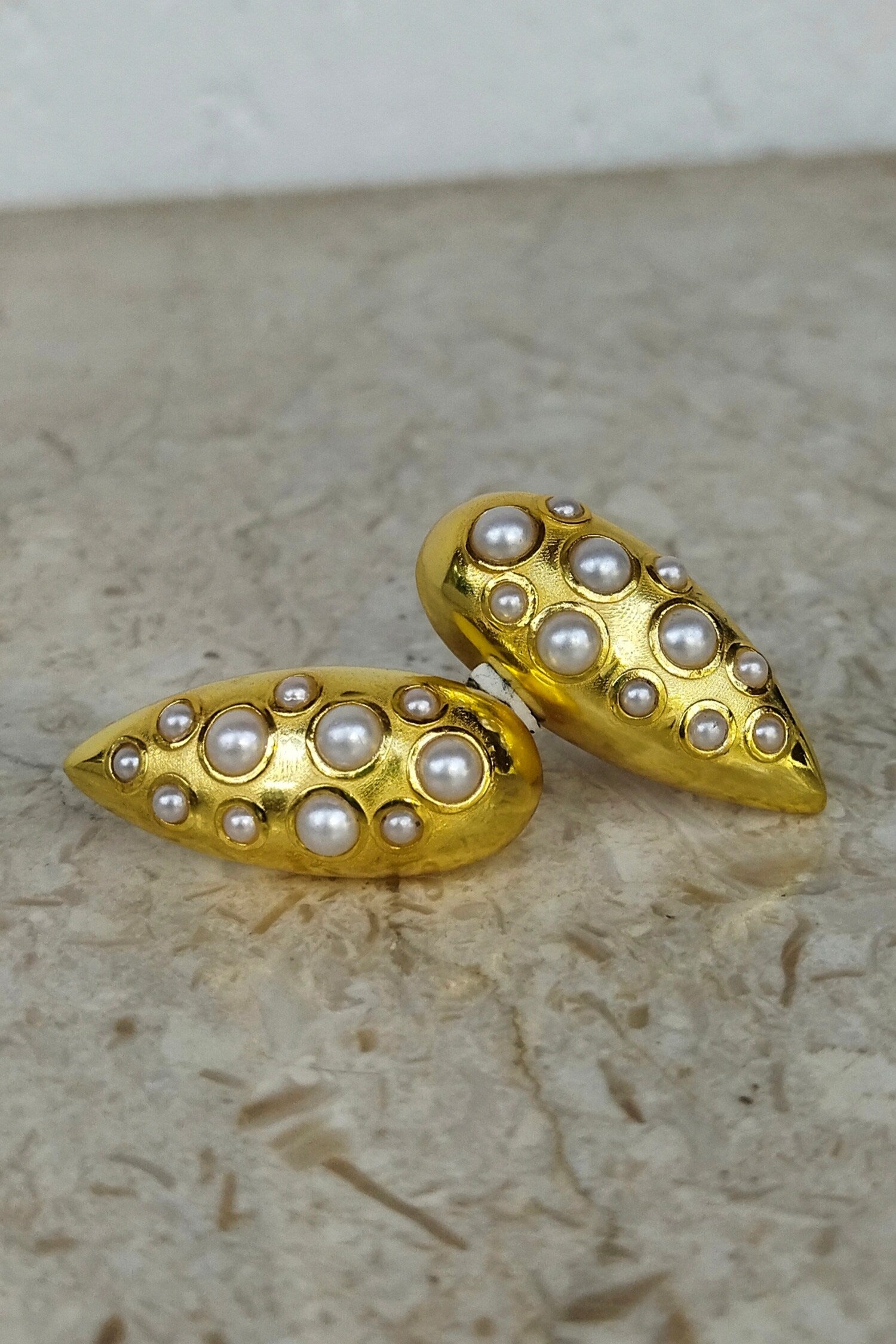 Pearl Embellished Studs 