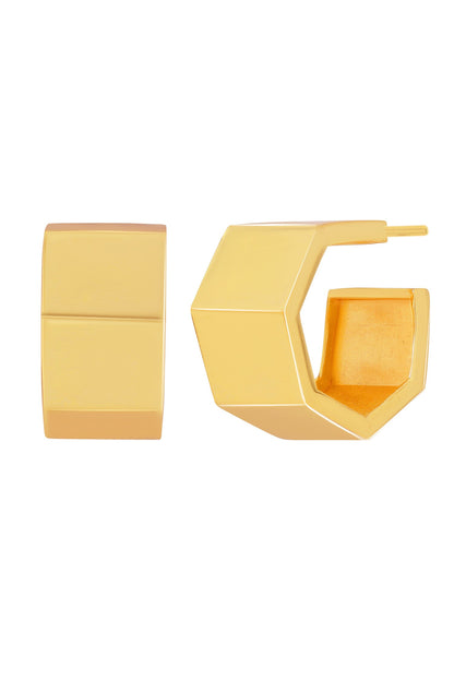 Cayla Chunky Structured Hoops 