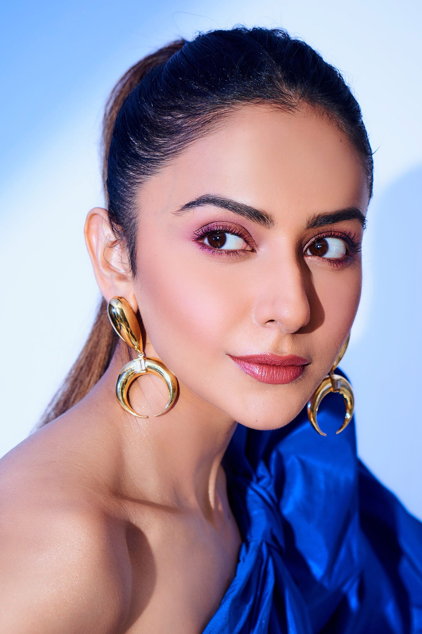 Copa Moon Shaped Earrings 