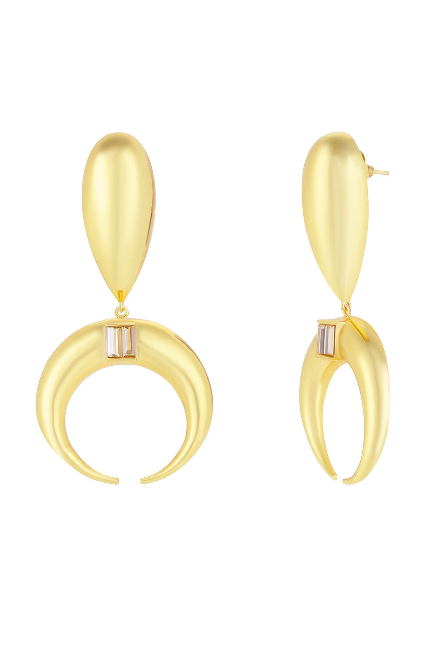 Copa Moon Shaped Earrings 