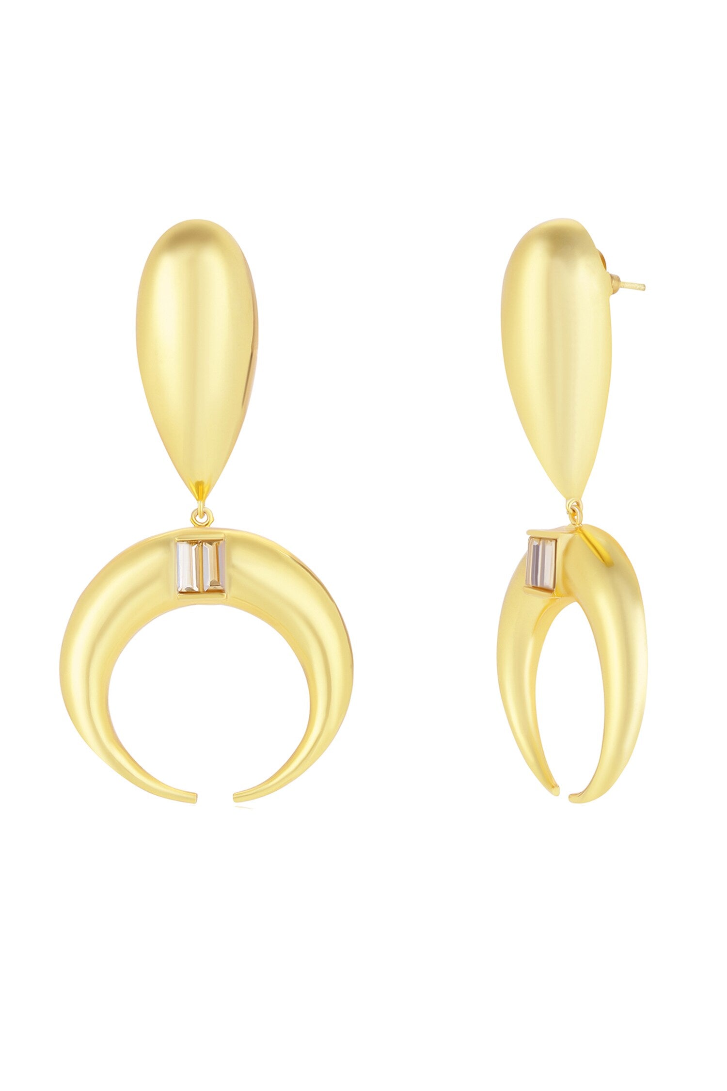 Copa Moon Shaped Earrings 
