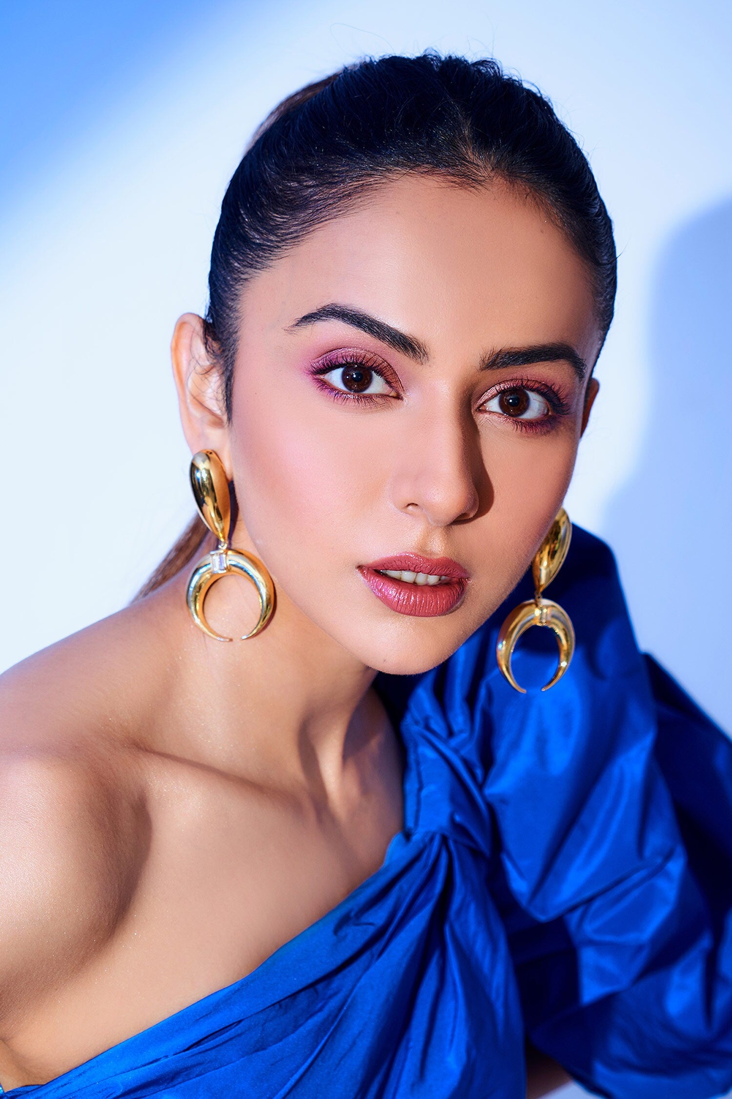 Copa Moon Shaped Earrings 