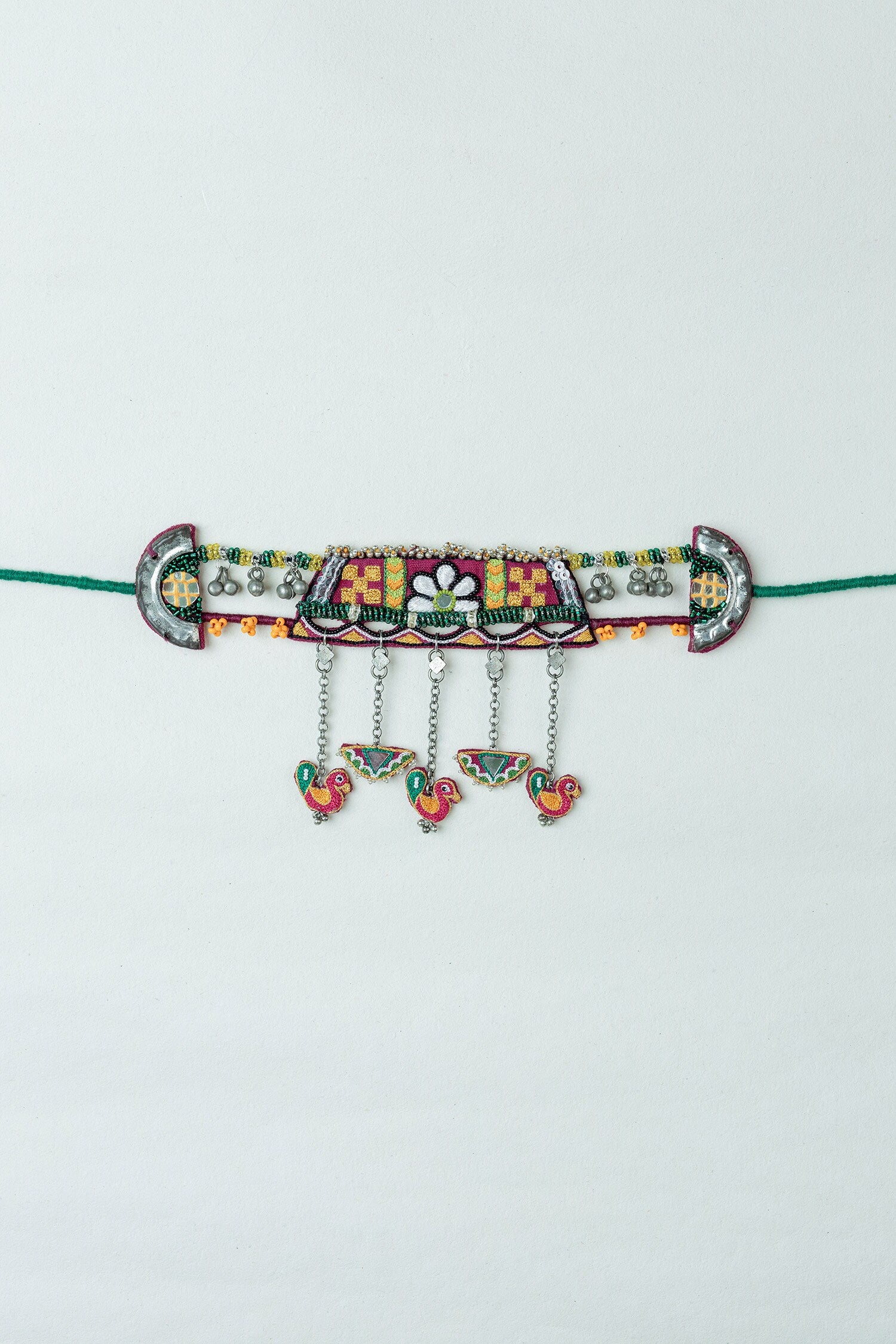 Chano Mano Embroidered Choker 