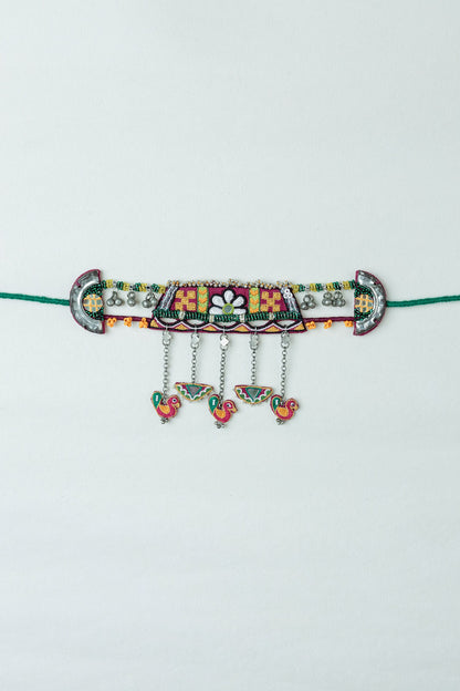 Chano Mano Embroidered Choker 