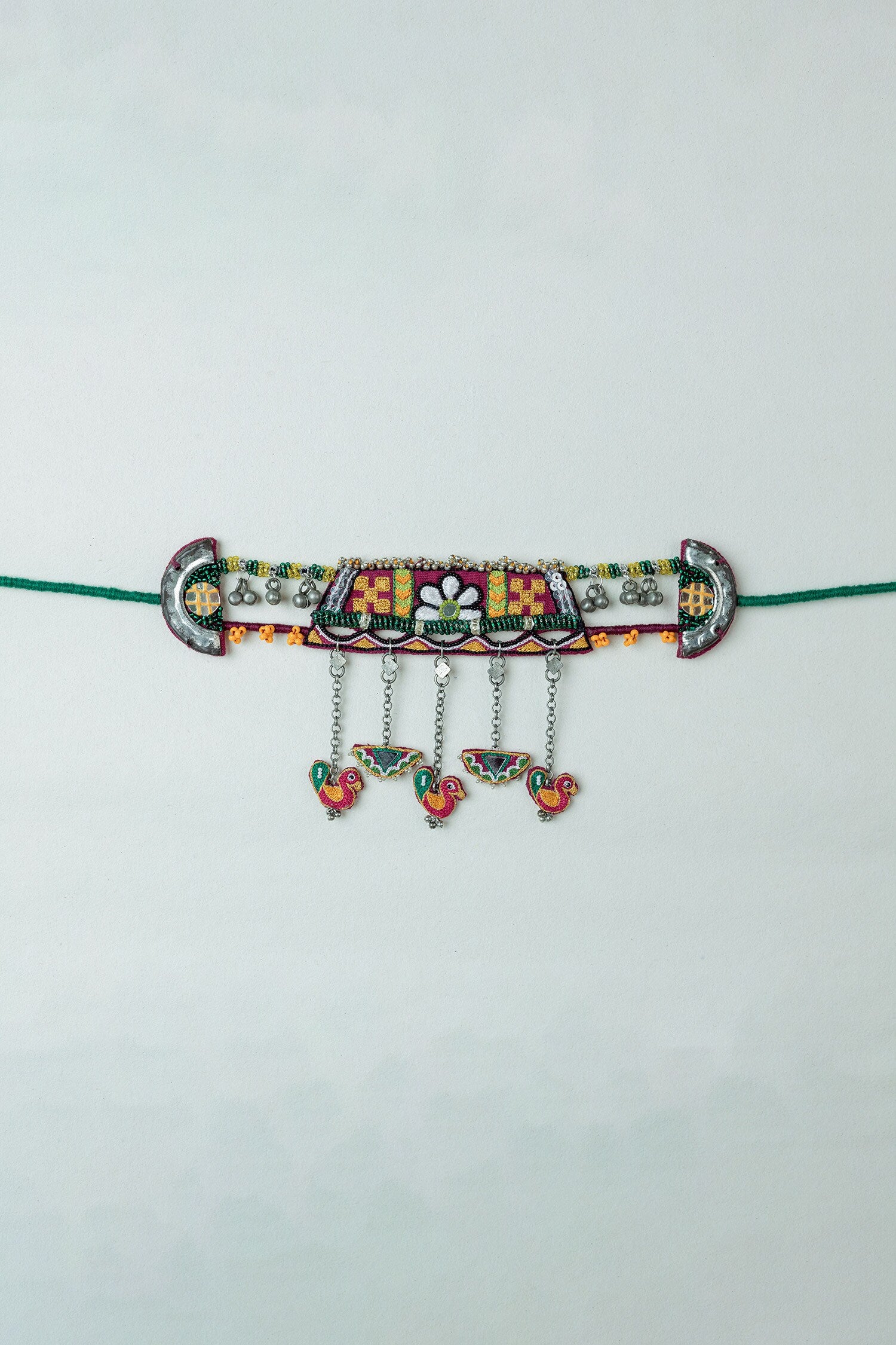 Chano Mano Embroidered Choker 