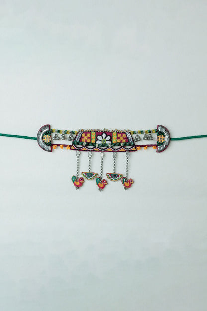 Chano Mano Embroidered Choker 